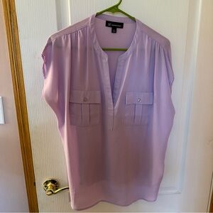 INC light purple/lilac blouse